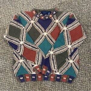 VTG Northern Isles 3D Chunky Ramie Handknit Sweater